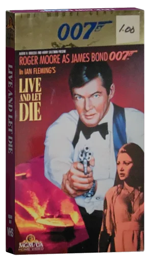 Live and Let Die VHS, MGM/UA Home Video