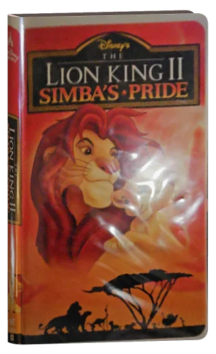 The Lion King II: Simba's Pride VHS, Walt Disney Home Video
