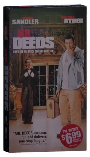 Mr. Deeds VHS, Columbia TriStar Home Entertainment