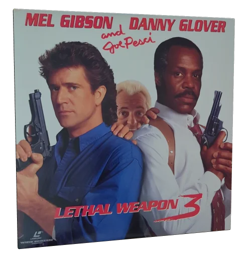 Lethal Weapon 3 Laserdisc, Warner Home Video