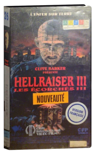 Hellraiser III: Hell on Earth VHS cover