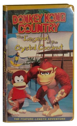 Donkey Kong Country: The Legend of the Crystal Coconut VHS, Paramount