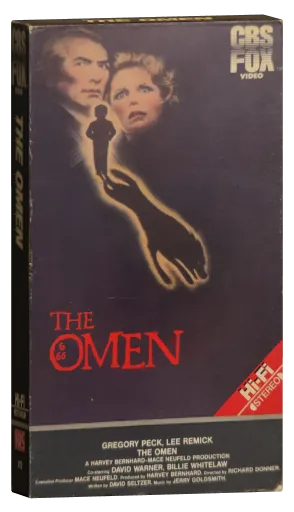 The Omen VHS, CBS/FOX Video