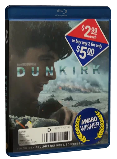 Dunkirk Blu-ray, Warner Bros.