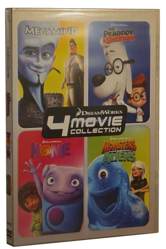 DreamWorks 4 Movie Collection DVD cover