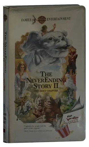 The NeverEnding Story II: The Next Chapter VHS, Warner Bros. Family Entertainment