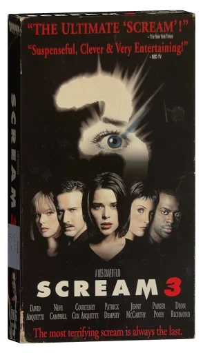 Scream 3 VHS, Dimension Home Video