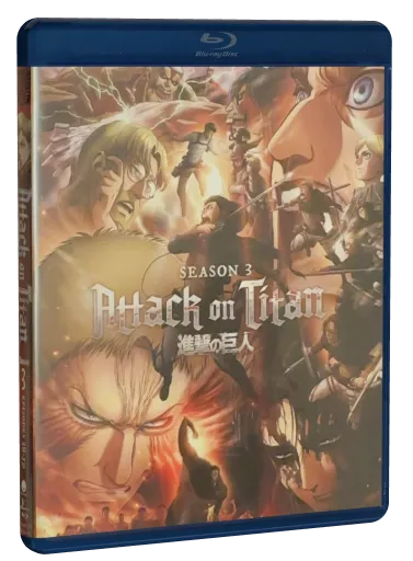 Attack on Titan: Season 3 Blu-ray cover