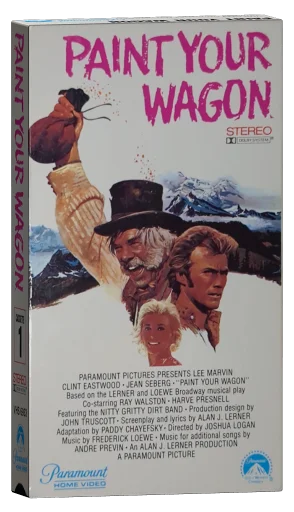 Paint Your Wagon VHS, Paramount Home Video