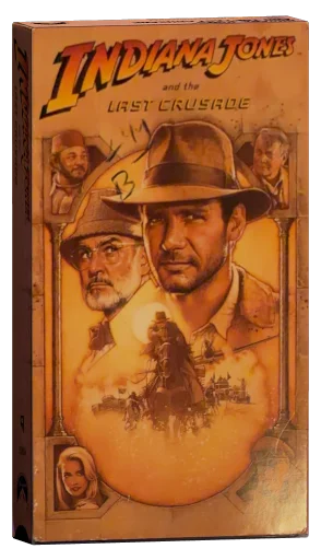 Indiana Jones and the Last Crusade VHS, Paramount Pictures