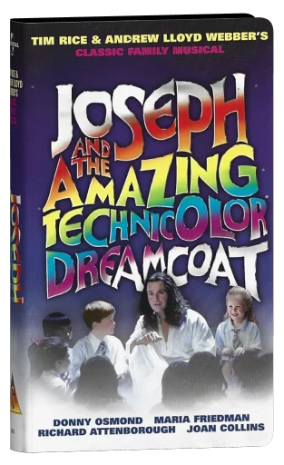 Joseph and the Amazing Technicolor Dreamcoat VHS cover