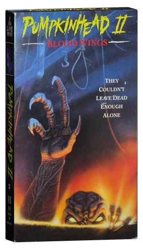 Pumpkinhead II: Blood Wings VHS, LIVE Home Video