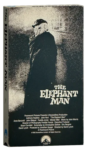 The Elephant Man VHS, Paramount Home Video