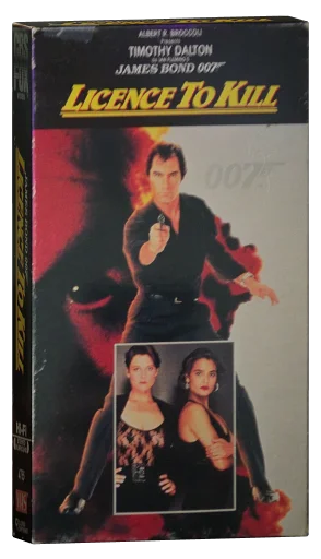 Licence to Kill VHS, CBS/FOX Video