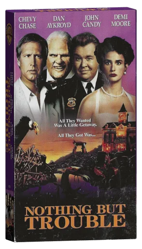 Nothing But Trouble VHS, Warner Home Video