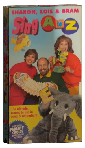 Sharon, Lois & Bram Sing A to Z VHS cover