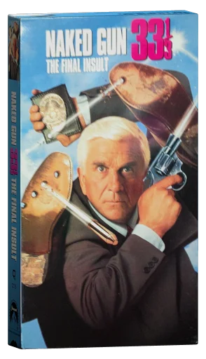 Naked Gun 33⅓: The Final Insult VHS, Paramount Pictures