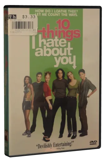 10 Things I Hate About You DVD, Touchstone Pictures