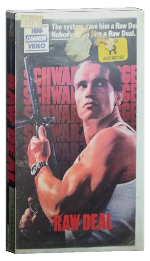 Raw Deal VHS, HBO Cannon Video