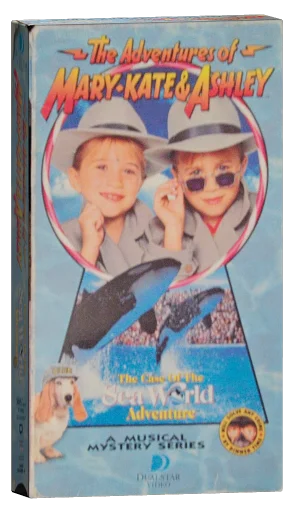 The Adventures of Mary-Kate & Ashley: The Case of the SeaWorld Adventure VHS cover