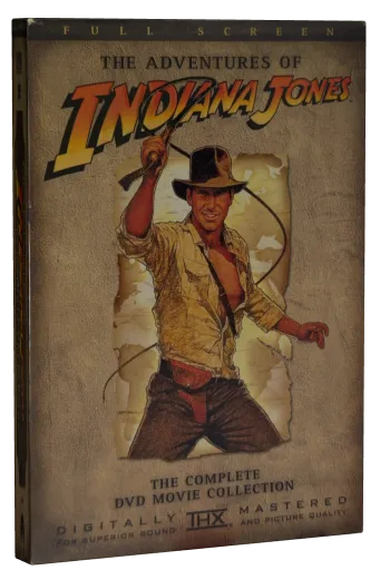 The Adventures Of Indiana Jones The Complete DVD Movie Collection DVD cover