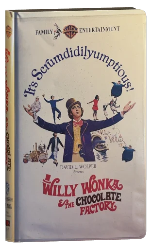 Willy Wonka & the Chocolate Factory VHS, Warner Home Video