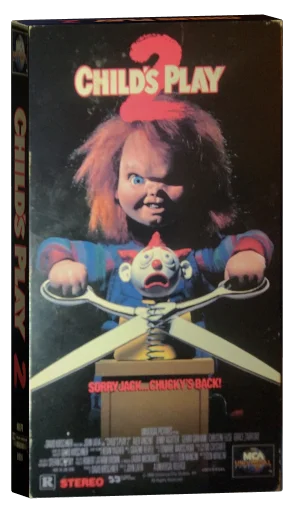 Child's Play 2 VHS, MCA Universal Home Video