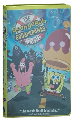 The SpongeBob SquarePants Movie VHS, Paramount