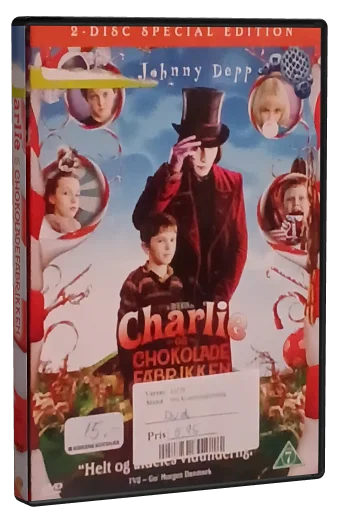 Charlie and the Chocolate Factory DVD cover