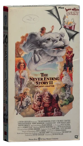 The NeverEnding Story II: The Next Chapter VHS, Warner Home Video