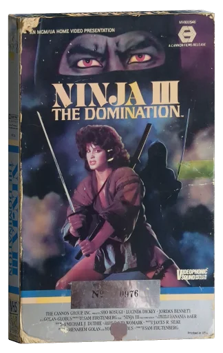 Ninja III: The Domination VHS, MGM/UA Home Video