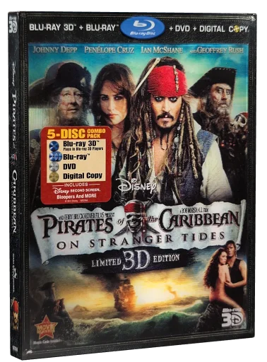 Pirates of the Caribbean: On Stranger Tides Blu-ray, Walt Disney Home Video