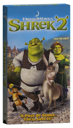 Shrek 2 VHS, Universal Studios Home Video