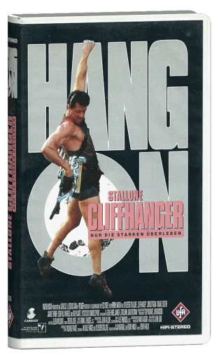 Cliffhanger VHS cover