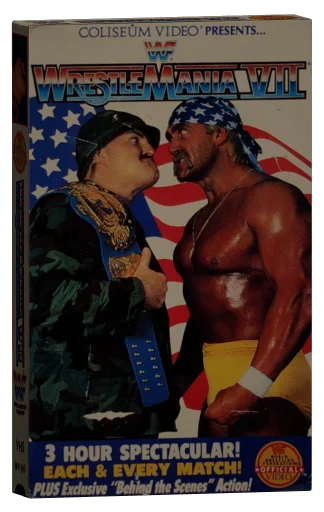 WWE WrestleMania VII VHS, Coliseum Video
