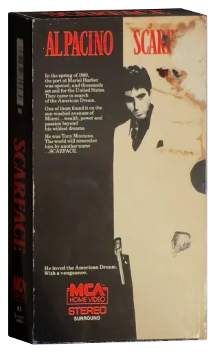 Scarface VHS, MCA Home Video