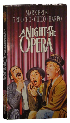 A Night at the Opera VHS, Warner Brothers