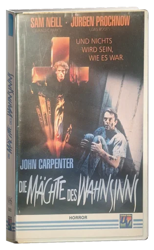 In the Mouth of Madness VHS cover