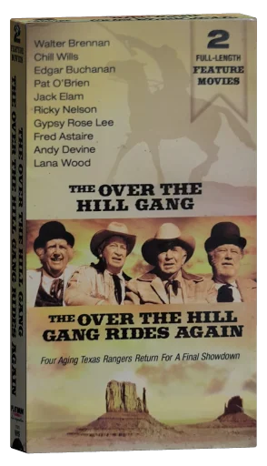 The Over-the-Hill Gang Rides Again VHS cover