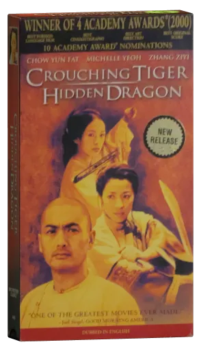 Crouching Tiger, Hidden Dragon VHS, Columbia TriStar Home Entertainment