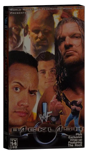 WWF Backlash 2000 VHS cover