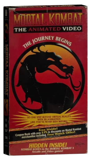 Mortal Kombat: The Journey Begins VHS, New Line Home Video