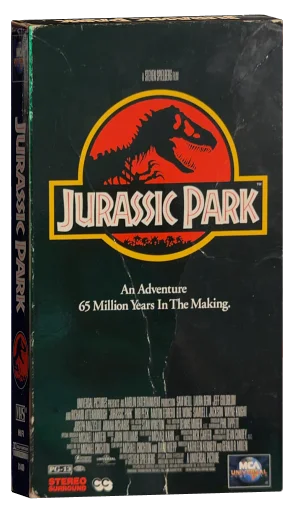 Jurassic Park VHS, Universal Studios Home Entertainment