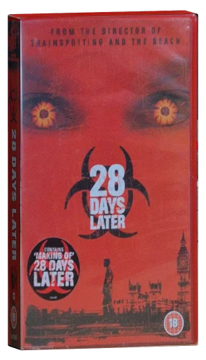 28 Days Later VHS, 20th Century Fox Home Entertainment