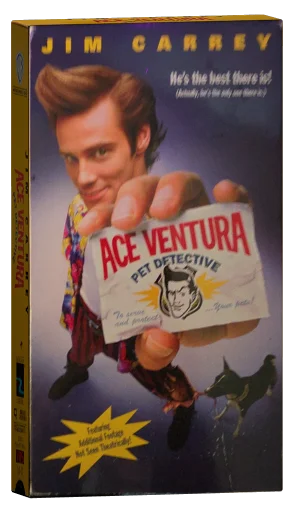 Ace Ventura: Pet Detective VHS, Warner Home Video