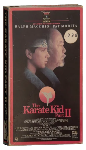 The Karate Kid Part II VHS, RCA/Columbia Pictures Home Video