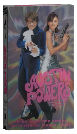 Austin Powers: International Man of Mystery VHS, New Line Home Video