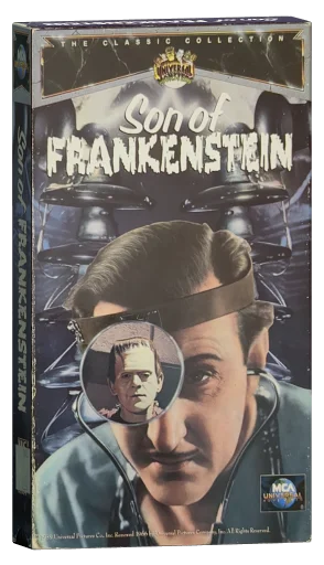 Son of Frankenstein VHS, MCA Universal Home Video