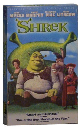 Shrek VHS, DreamWorks Home Entertainment