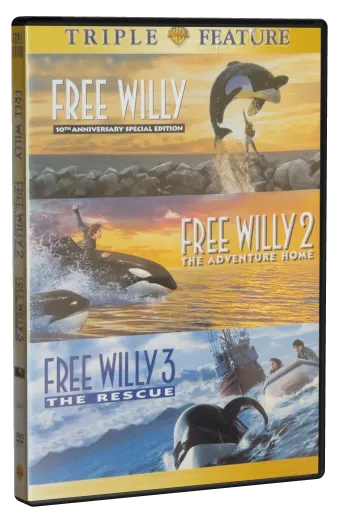 Triple Feature: Free Willy DVD cover